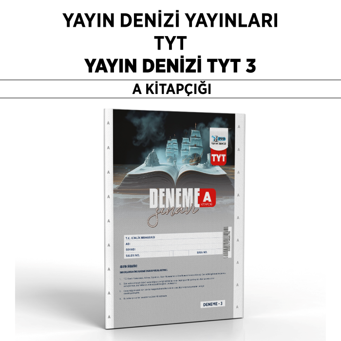 YDENİZİ TYT DENEME SINAVI 3-A - 25-26